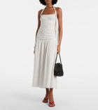 Posse Edie polka-dot halterneck midi dress