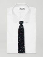 Paul Smith - 8cm Embroidered Silk-Twill Tie