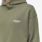 Represent Men's Owners Club Hoodie in Olive