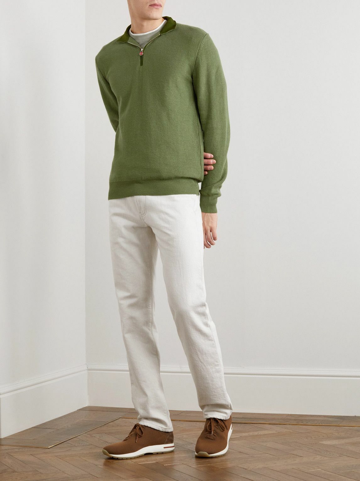 Linen and Cashmere-Blend Sweater