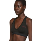 Unravel Black Move Seamless Sporty Bra