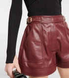 Simkhai - Chace faux leather shorts