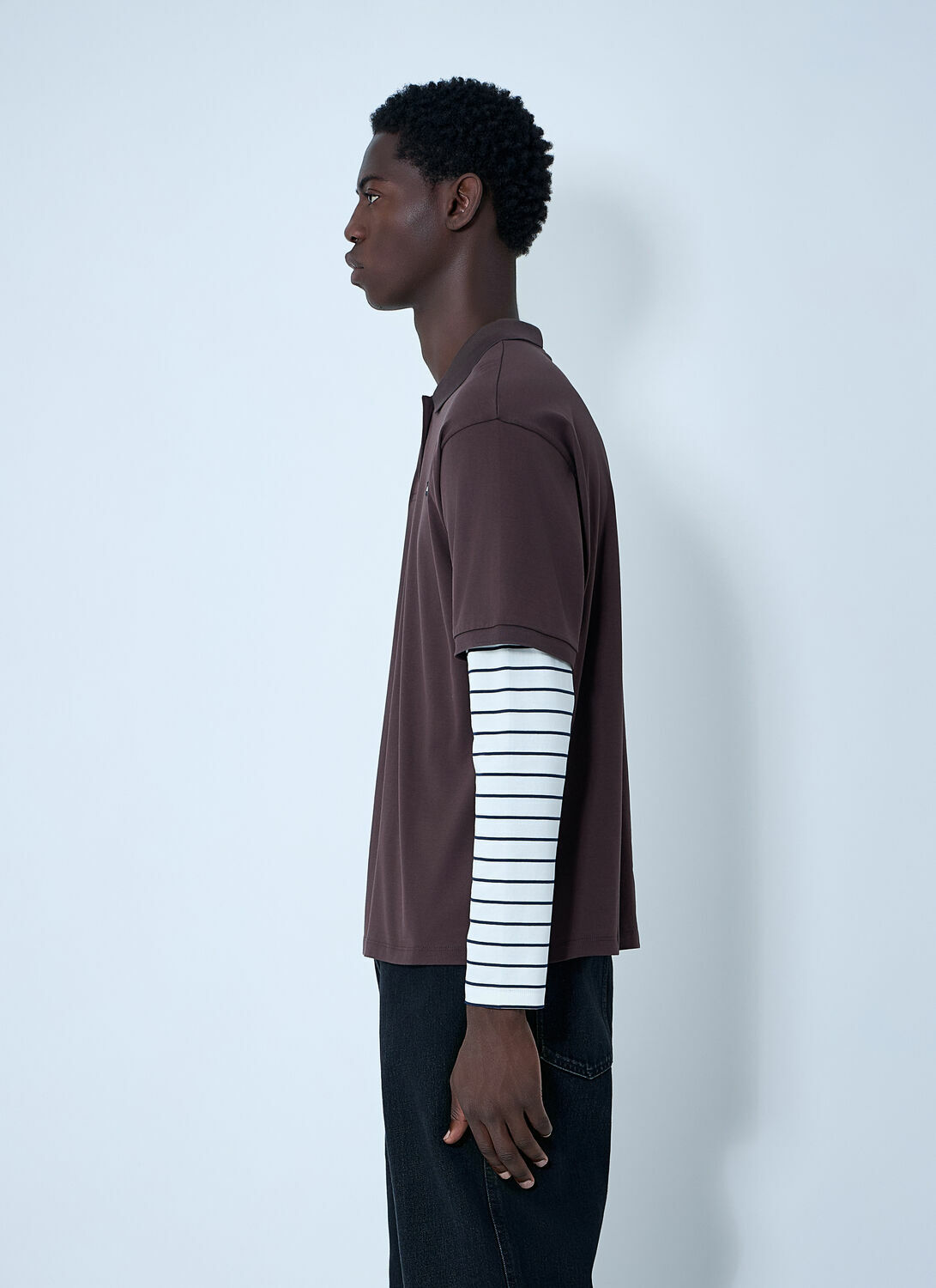 Miu Miu Logo Motif Polo Shirt