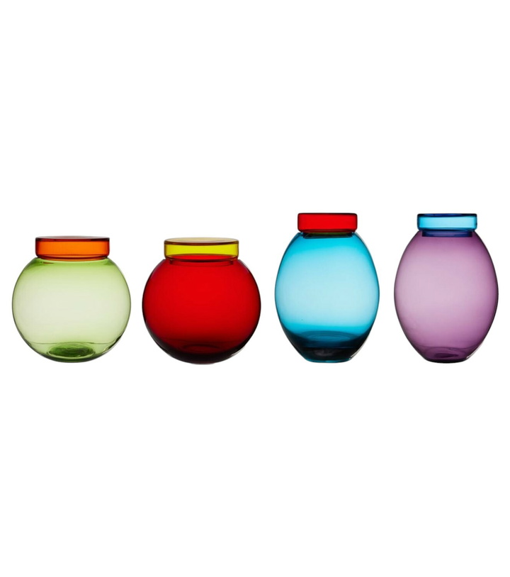 Photo: Polspotten Bloated Caps And Jars set of 4 containers