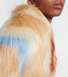 Missoni Zig Zag faux fur coat