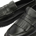 Vinnys Men's VINNY's Kiltee Loafer in Black Grain Leather