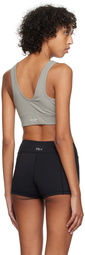 ANINE BING Gray Renae Sports Bra