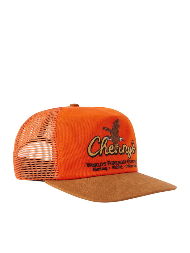 Photo: Cherry Los Angeles - Outfitter Embroidered Twill and Mesh Trucker Cap