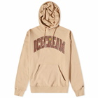 ICECREAM Men's College Hoodie in Light Brown