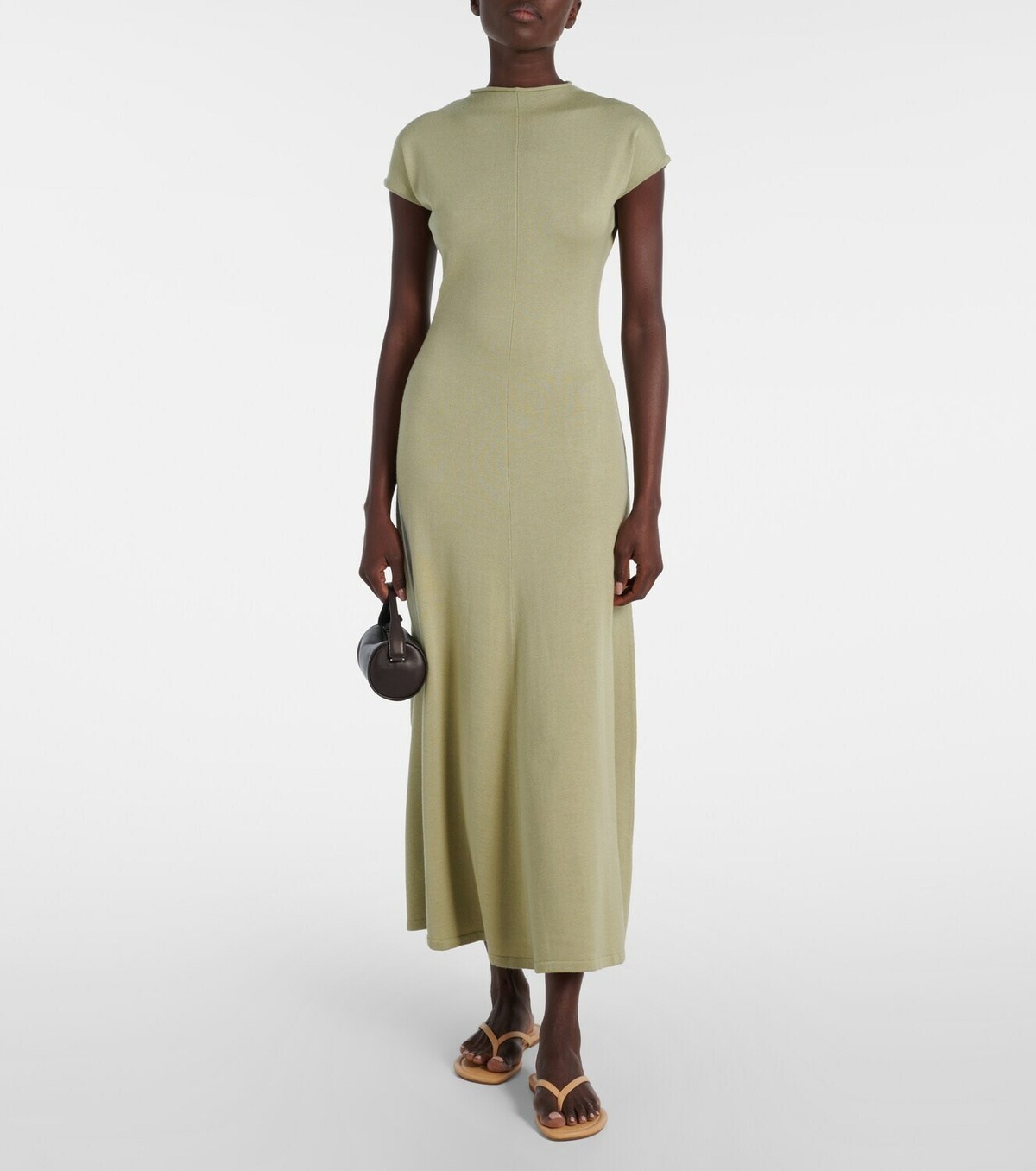 Tove Lenore knitted wool and silk midi dress
