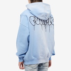 Purple Brand Men's Distressed Bubble Logo Hoody in Blue