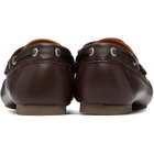 A.P.C. Brown Camille Boat Shoes