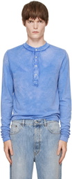 Edward Cuming Blue Stacked Henley