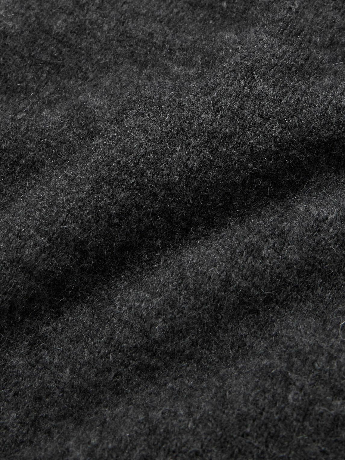 LE 17 SEPTEMBRE - Knitted Zip-Up Cardigan - Gray