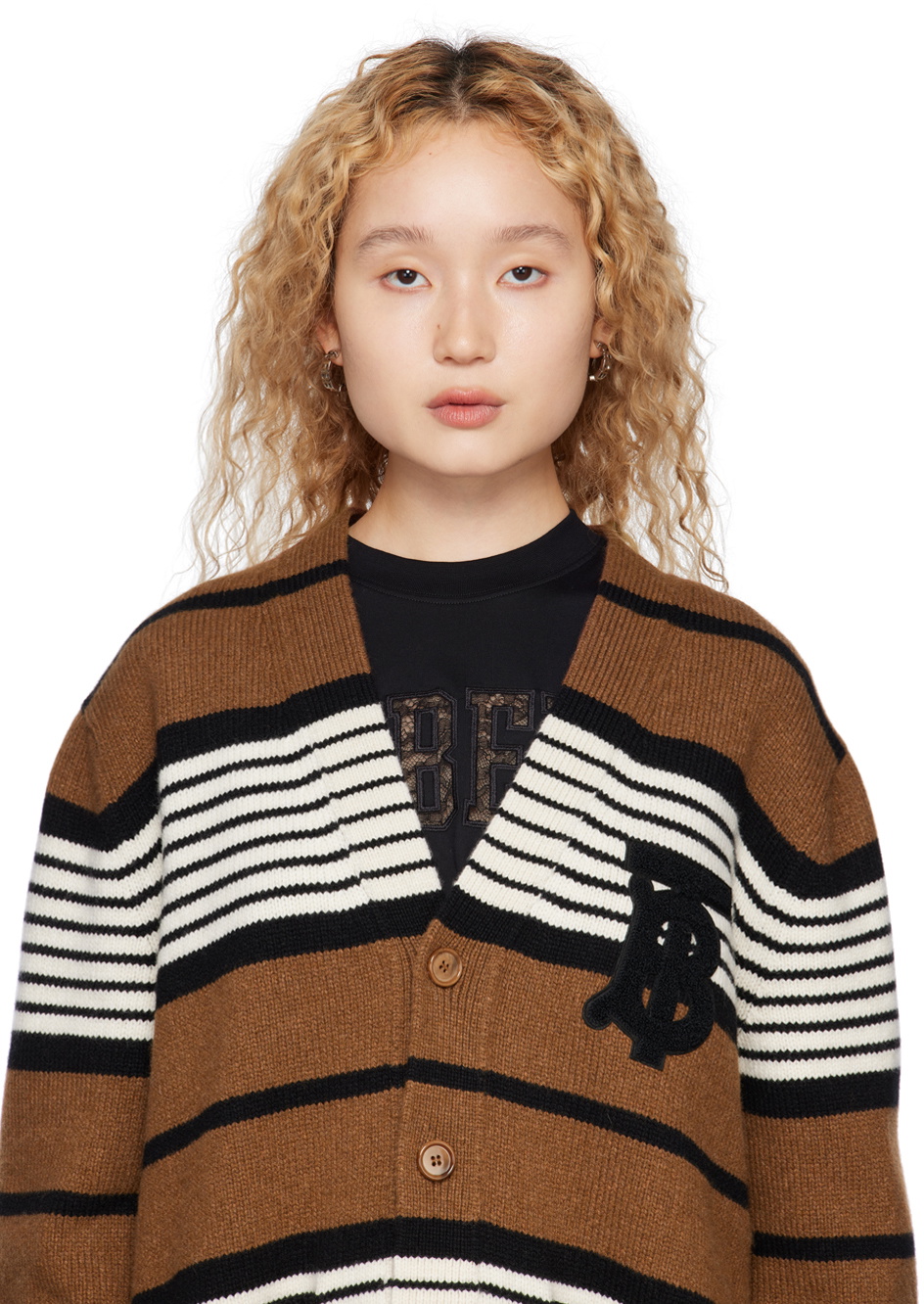 Burberry Silver Hoop Earrings Burberry