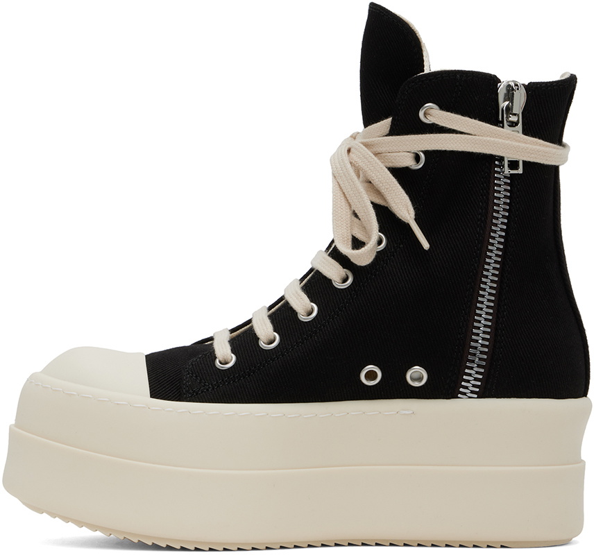 Rick Owens DRKSHDW Black Porterville Double Bumper Sneakers