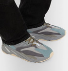 adidas Originals - Yeezy Boost 700 Nubuck, Leather and Mesh Sneakers - Green