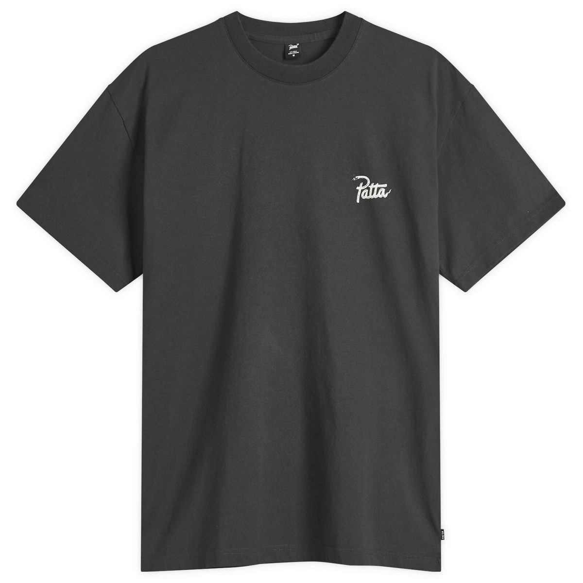 Patta Men's Basic Script Logo T-Shirt in White Patta