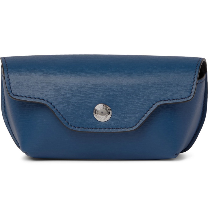 Photo: TOM FORD - Textured-Leather Sunglasses Case - Blue