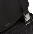 Serapian - Mosaico Woven Leather Backpack - Black