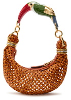 Chloe Bracelet Toucan Braided Leather top Handle bag - Orange - One Size