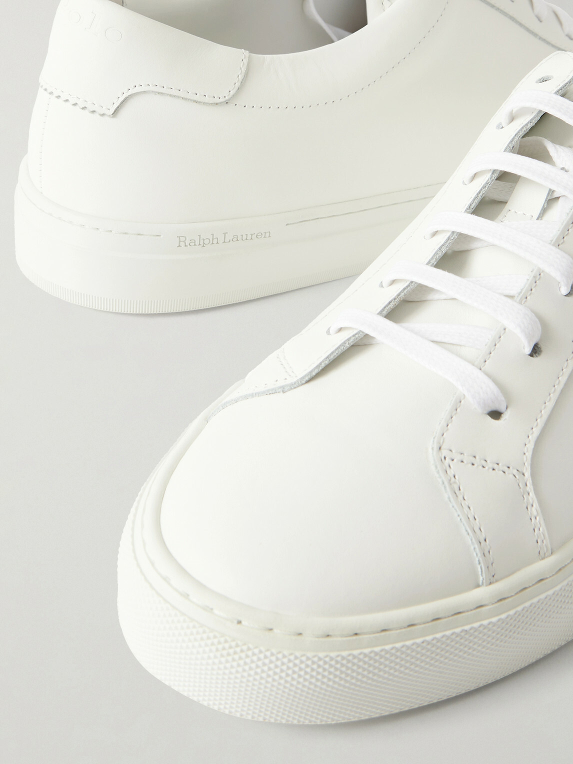 Polo Ralph Lauren - Jermain Lux Leather Sneakers - White