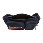 Hugo Navy Logo Multi-Pocket Belt Bag