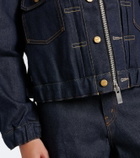 Sacai Denim bomber jacket