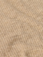 Barena - Pevaron Ribbed Linen and Cotton-Blend Polo Shirt - Neutrals