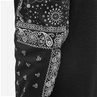SOPHNET. Men's Bandana Patch Sleeve Knit in Black