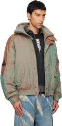 Vivienne Westwood Green Nevada Bomber Jacket