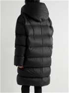 Rick Owens - Oversized Quilted Recycled Shell Hooded Down Jacket - Black