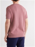 Richard James - Knitted Organic Cotton T-Shirt - Pink