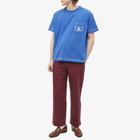 Bode Men's Sailboat Pocket T-Shirt in Blue