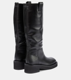 MM6 Maison Margiela Leather knee-high boots