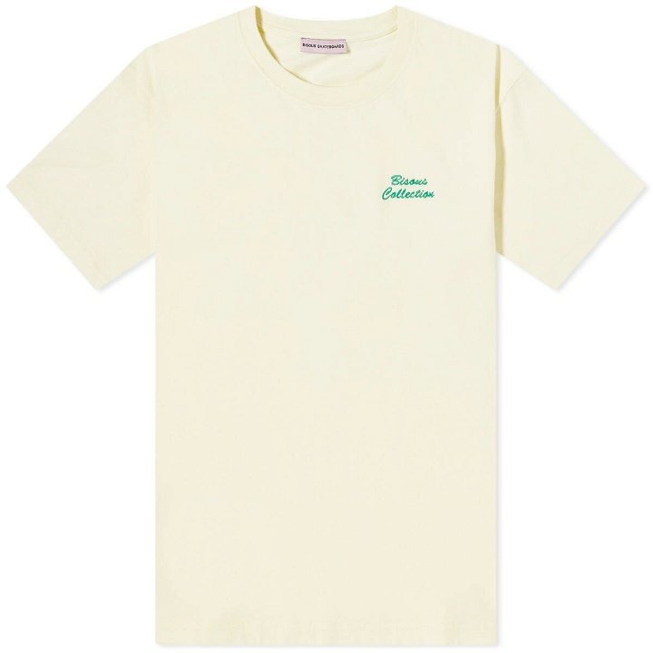 Photo: Bisous Skateboards Women's Collection T-Shirt in Ivory