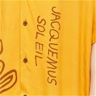Jacquemus Men's Arty Sun Vacation Shirt in Orange