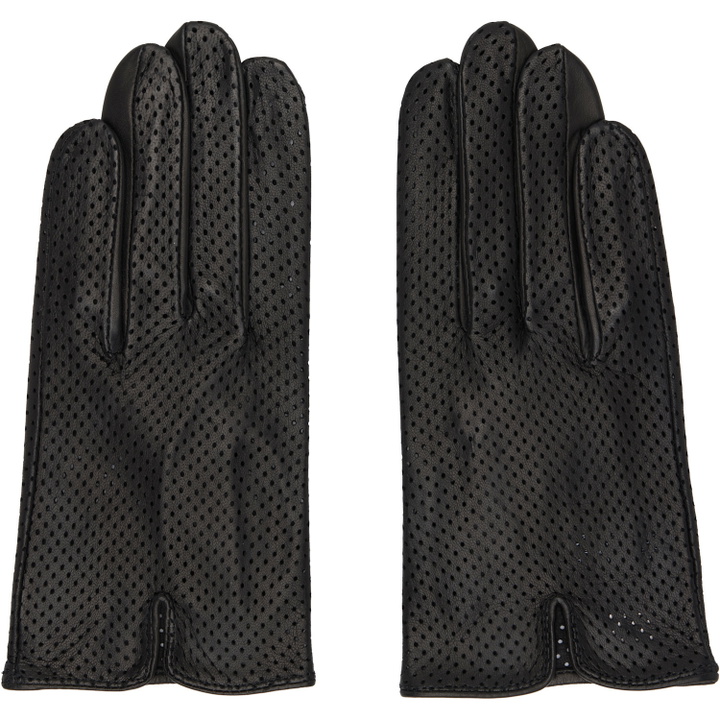 Photo: Handsome Stockholm Black Statement Perforated Gloves