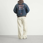 Human Made Men's Corduroy Collar Denim Jacket in Indigo