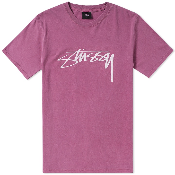 Photo: Stussy Pigment Dyed Smooth Stock Tee