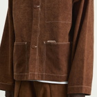 Story mfg. Men's Canvas Sot Jacket in Brown Wonky-Wear