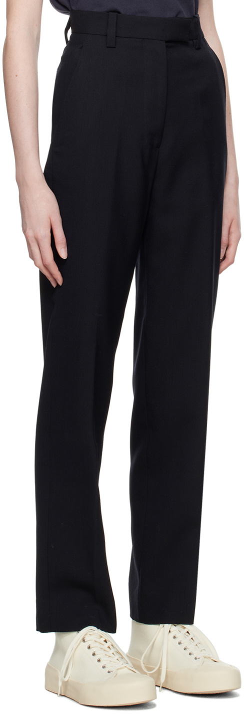 Margaret Howell Black Tapered Trousers