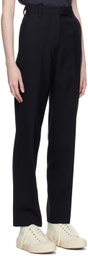 Margaret Howell Black Tapered Trousers