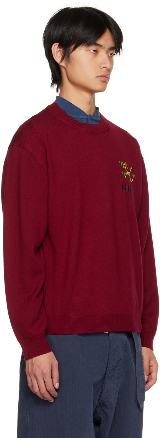 Kenzo hotsell burgundy jumper