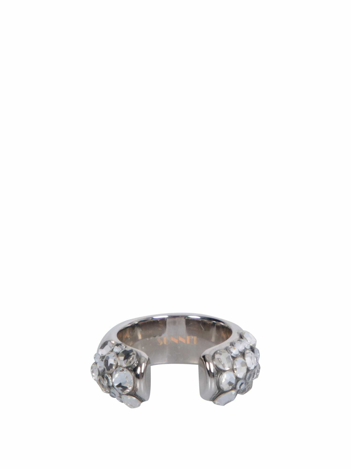 Sunnei Silver Rhinestone Ring