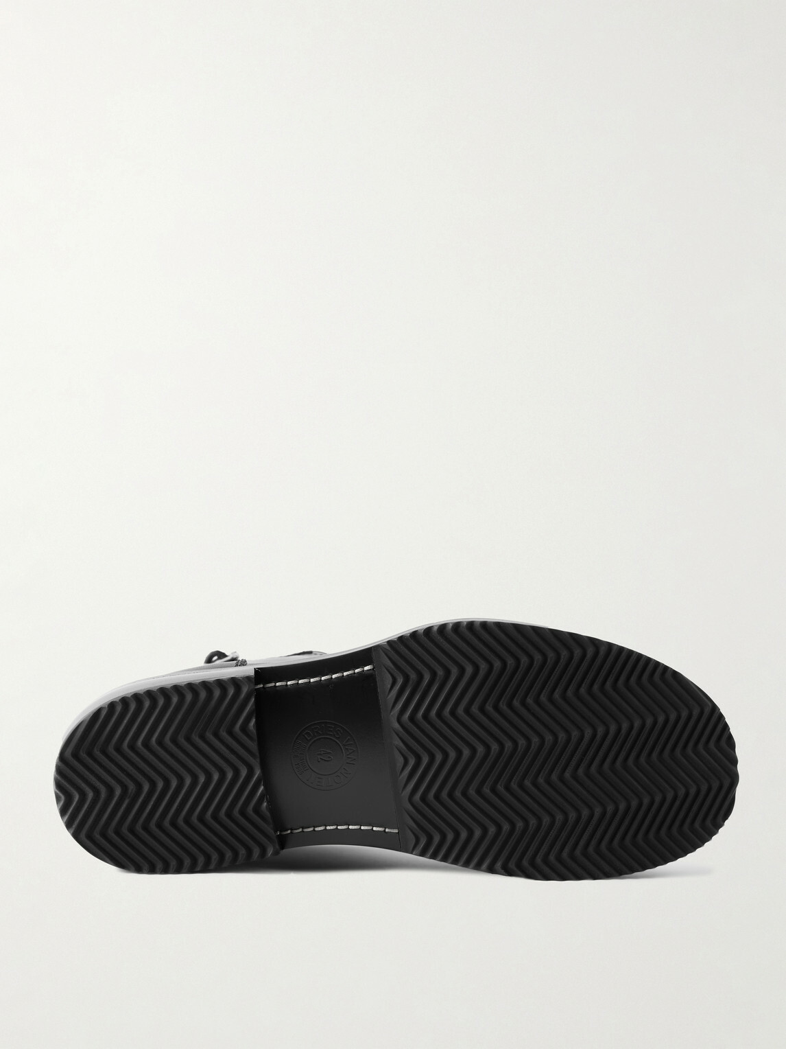 Dries Van Noten - Buckled Leather Boots - Black