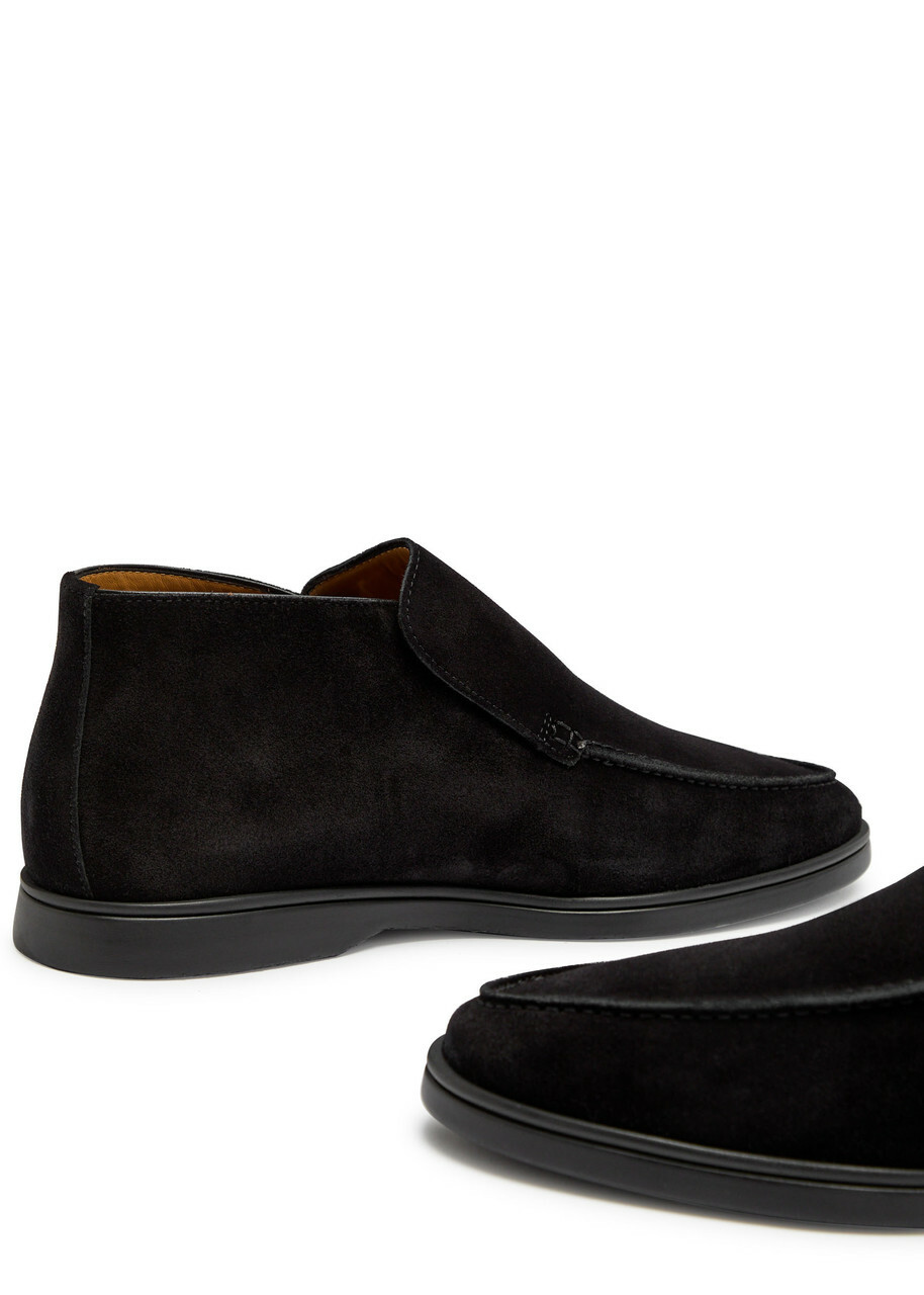 Aurélien City Suede Loafers Black