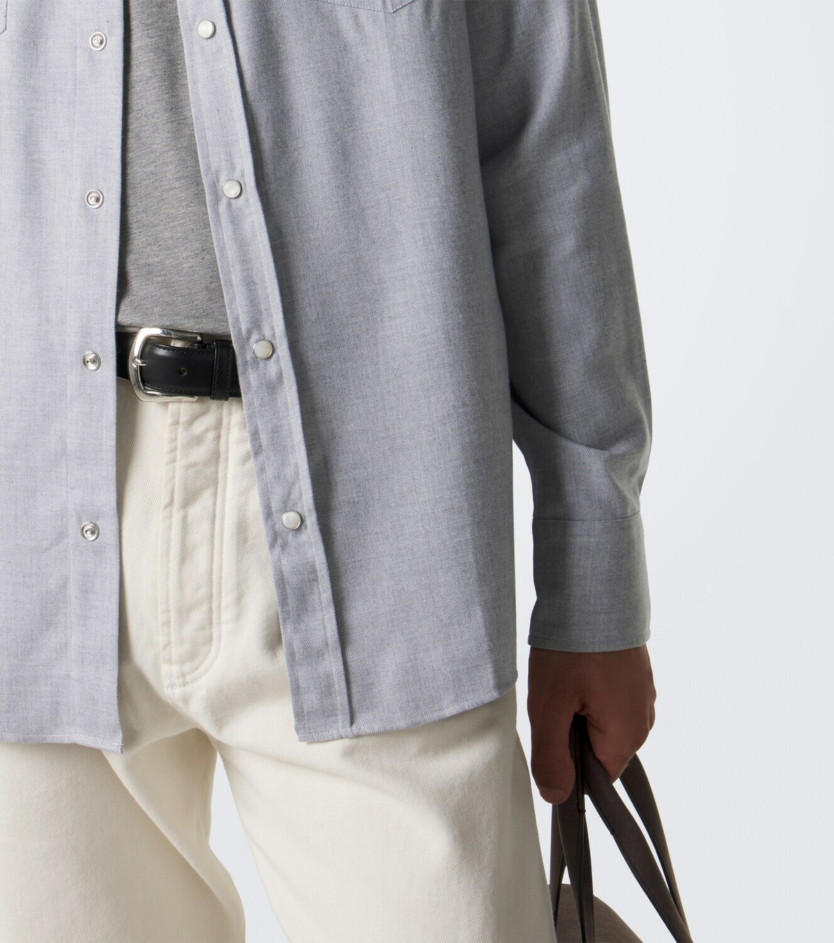 Brunello Cucinelli Cotton-blend shirt