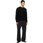 Second/Layer Black Baggy Primo Trousers