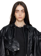 Marland Backus SSENSE Exclusive Silver Heart String Necklace